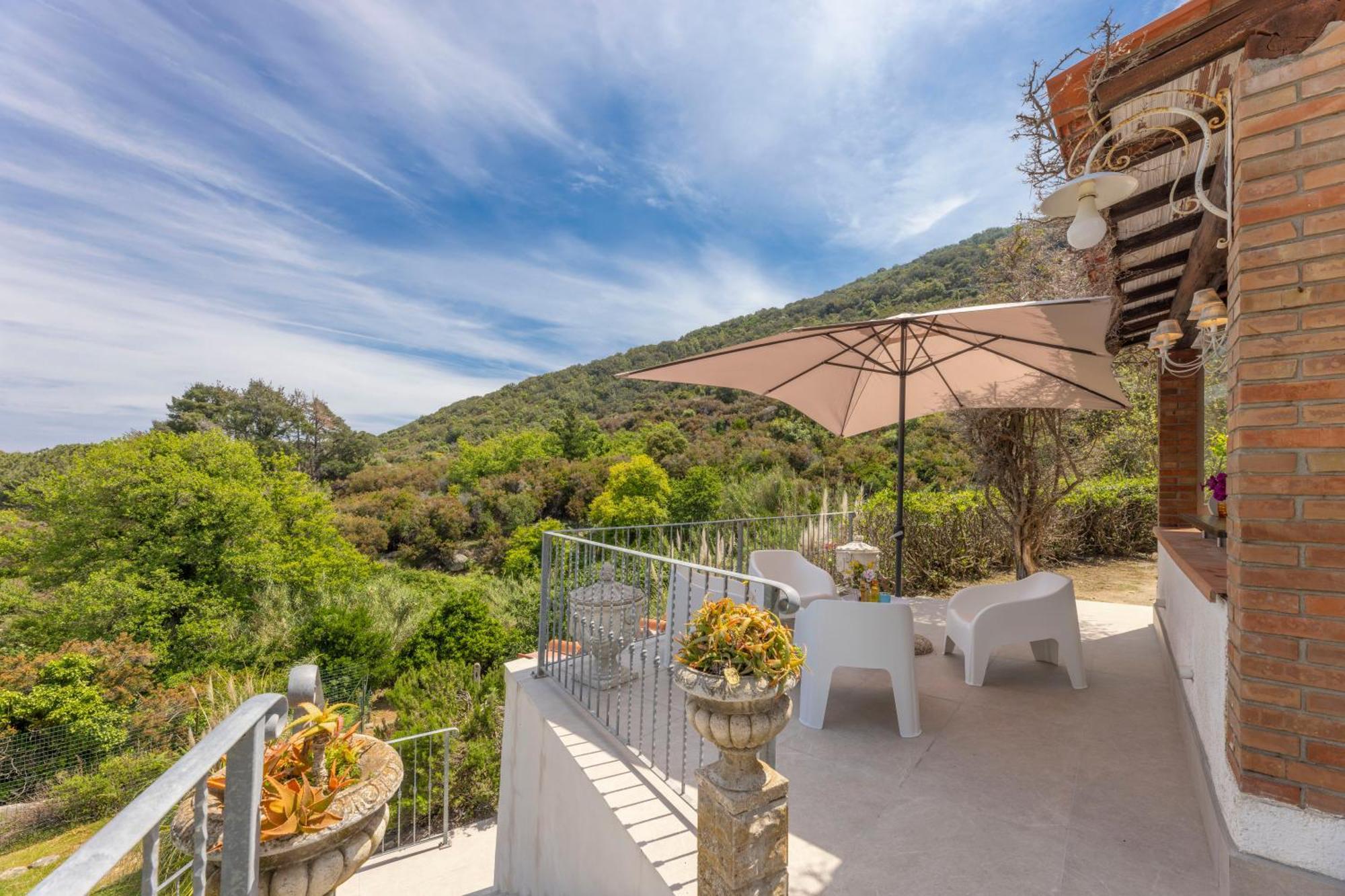 Casa Panoramica Bouganville SantʼAndrea Exterior foto